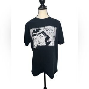 Men’s Black/White Thrasher Skate Magazine Comics T- Shirt Streetwear Large